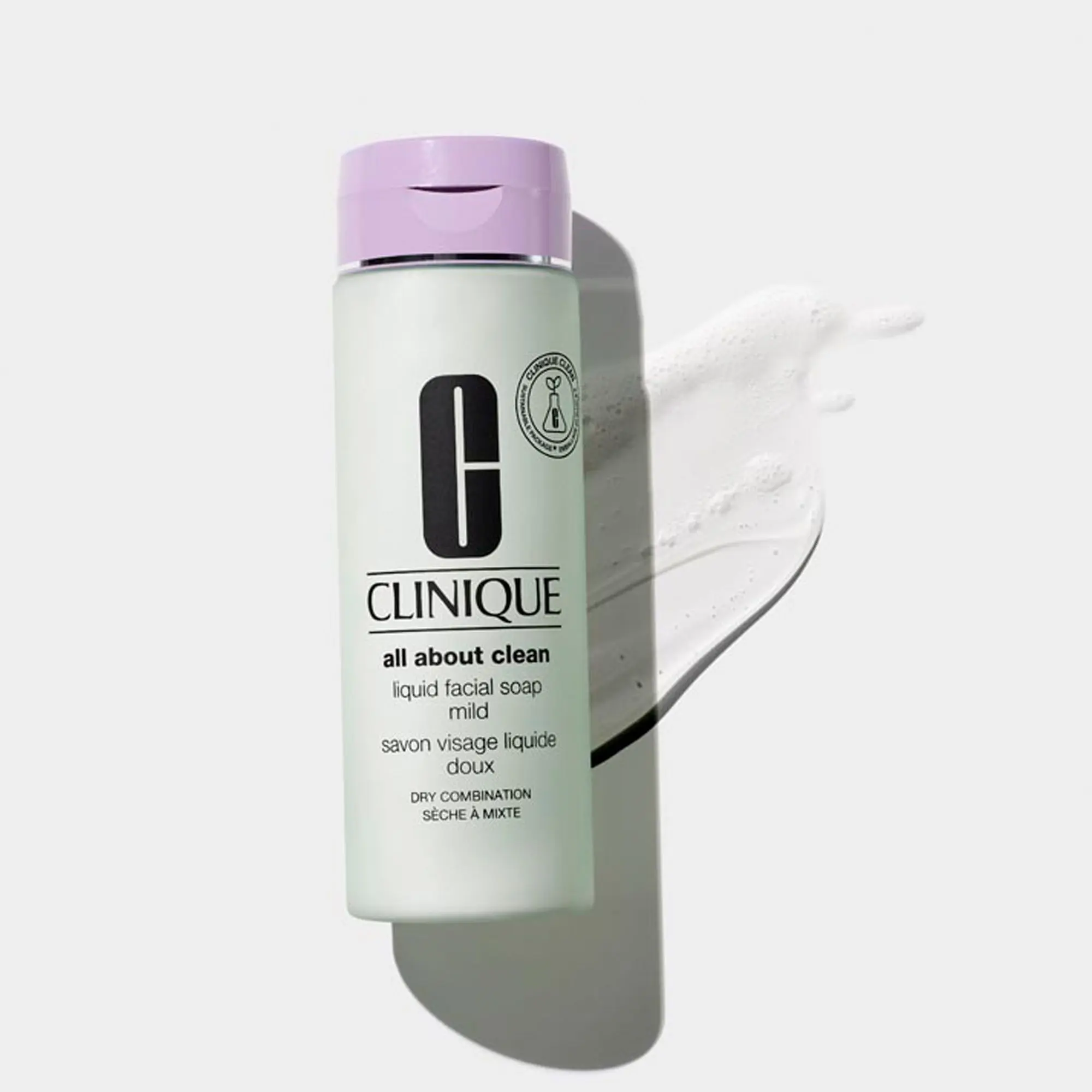 Clinique - ALL ABOUT CLEAN Savon Visage Liquide Doux - Peaux Sèches à Mixtes- Visage