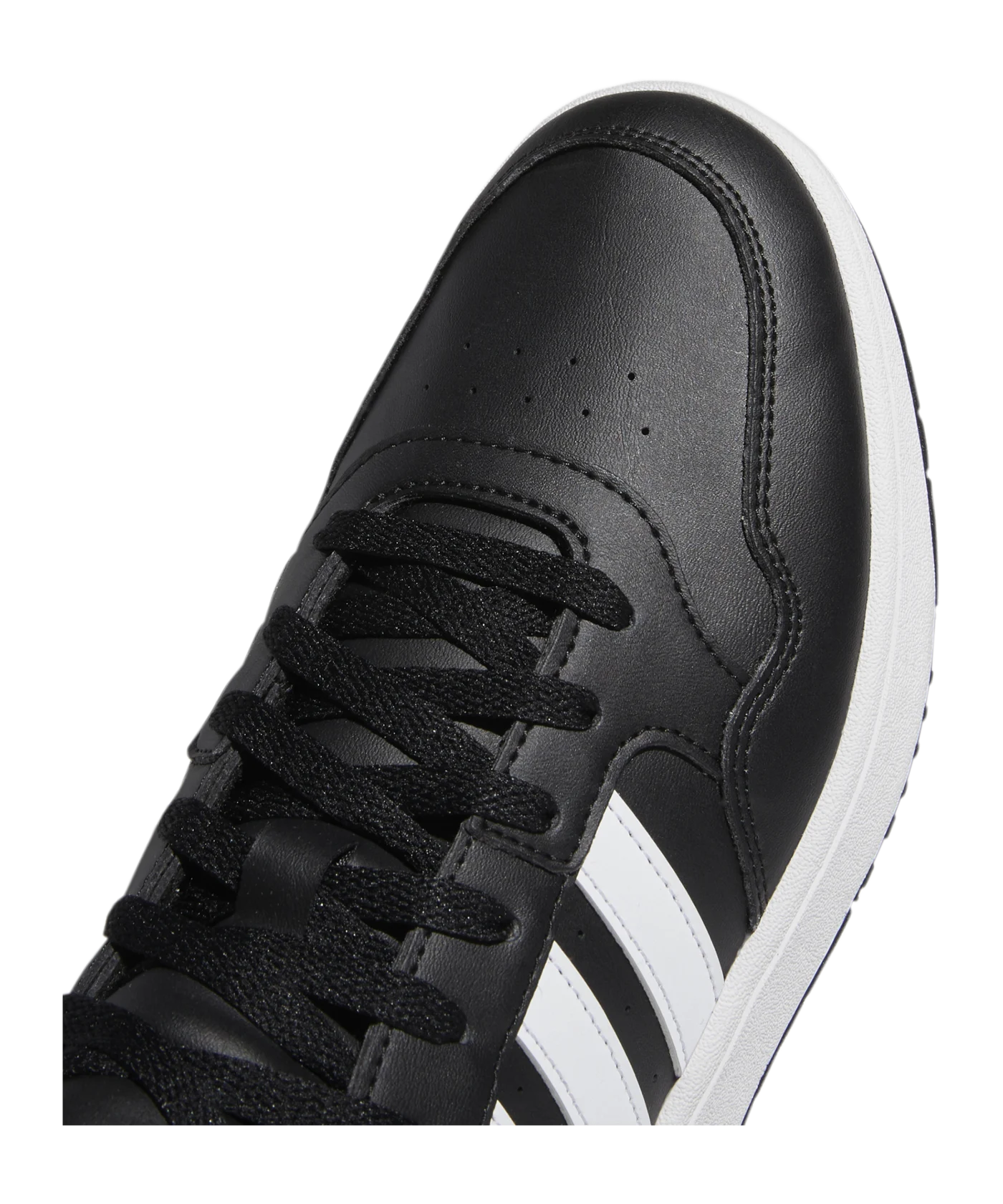 adidas Hoops 3.0 Mid Schwarz Weiss