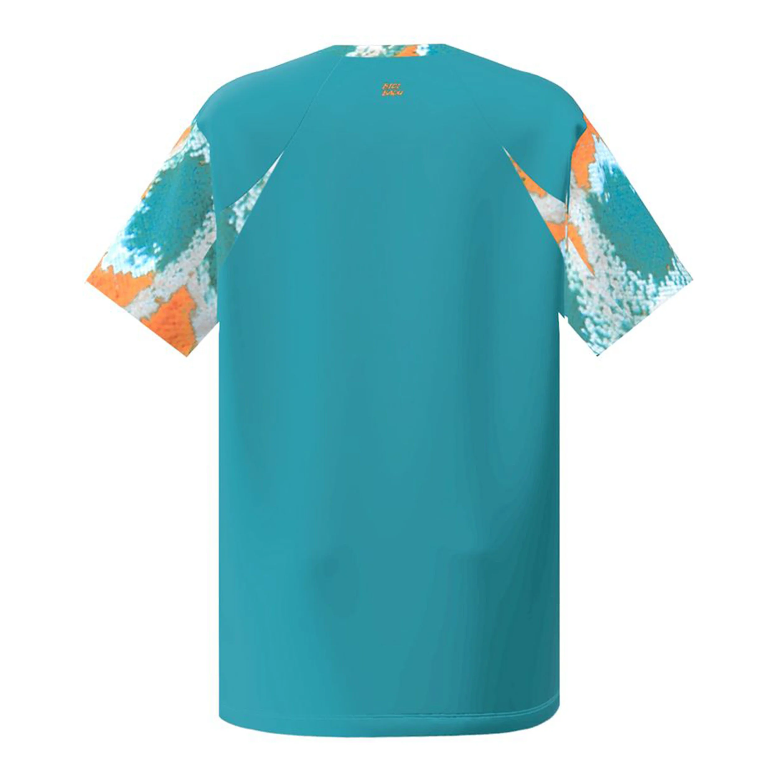 BIDI BADU Melbourne 2025 V-Neck T-shirt Hommes - Bleu Petrol, Orange
