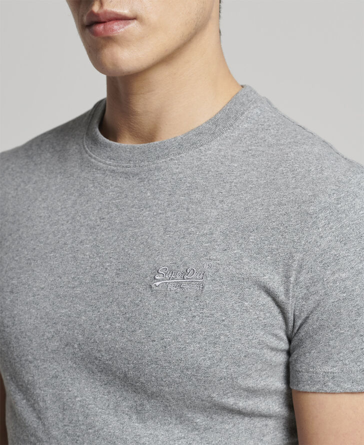 Superdry VINTAGE LOGO EMB TEE Noos grey marl