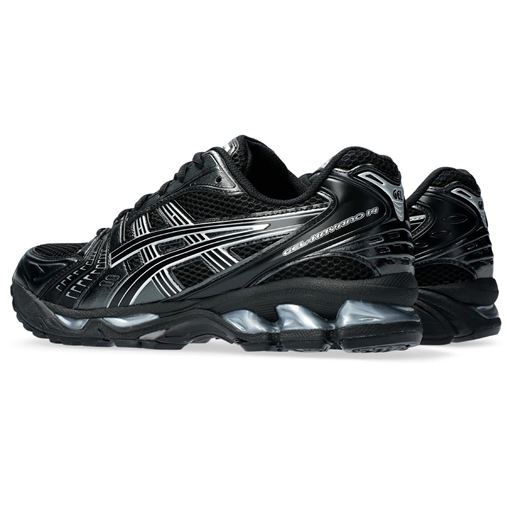 Asics Gel-Kayano 14 Sneakers, Black/Pure Silver, 37.5