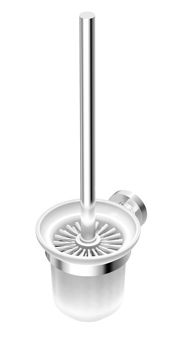 Ideal Standard Iom closetborstelgarnituur m. matglas wandmodel chroom