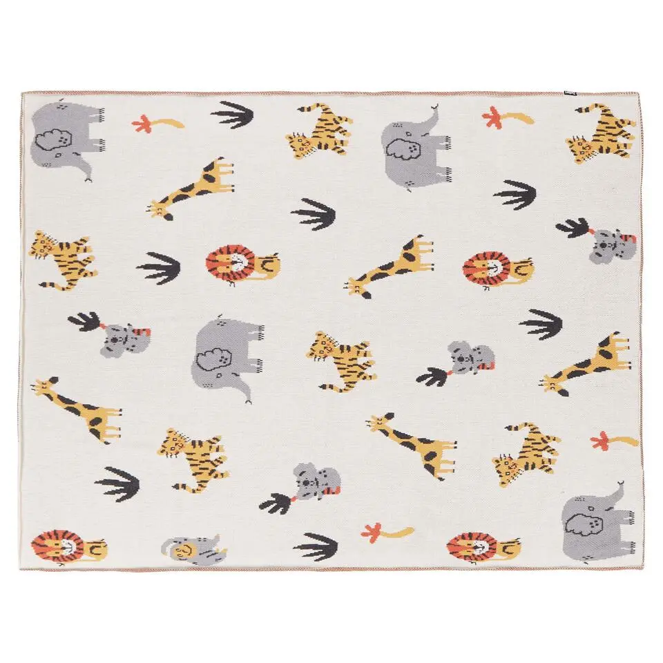 SAMEO - Kinderdeken - Meerkleurig - 130 x 170 cm - Katoen