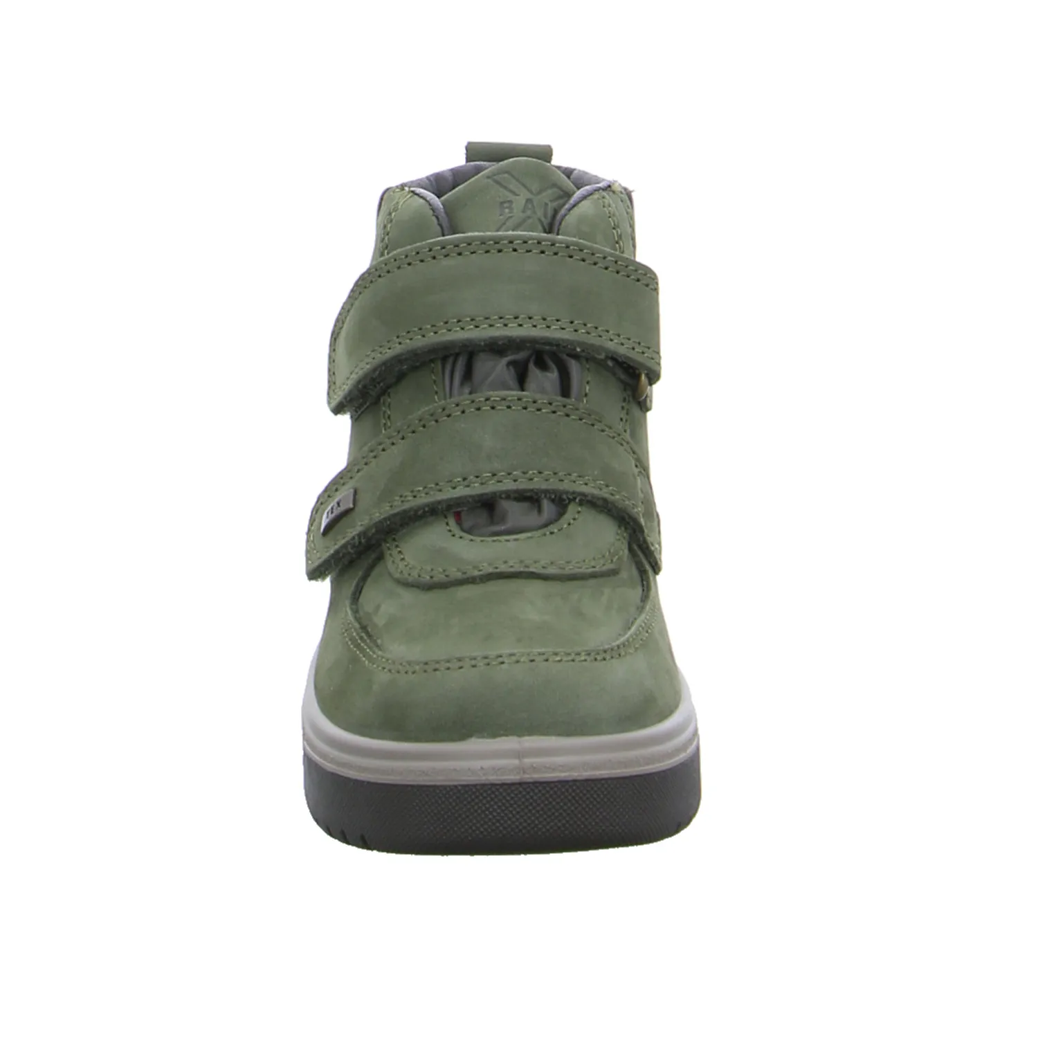 IMAC Kleinkinder-Halbschuh Klett Olive Leder  Stiefel