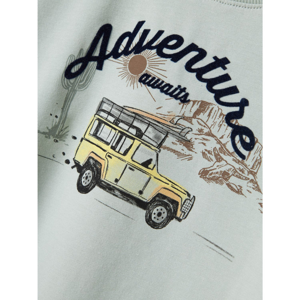 Køb Name It Aqua Gray Hako Regular Bluse