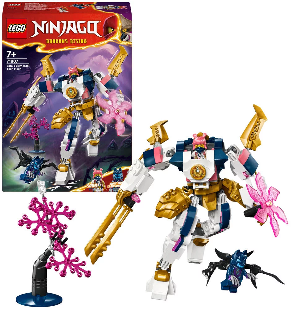 LEGO®NINJAGO®71807 - LE ROBOT ELEMENTAIRE DE LA TECHNOLOGIE DE SORA