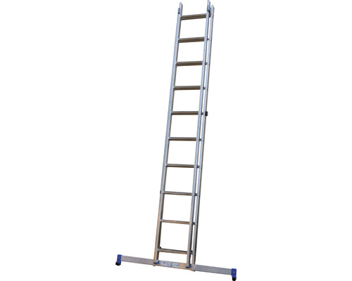 WERNER Aluminium schuifladder, 2-delig, 2 x 10 sporten, werkhoogte 4,25 m