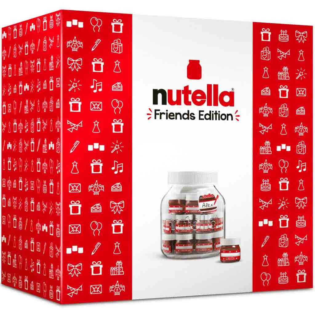 Nutella Brotaufstrich Friends Edition 21x30g=630g MHD:31.7.25
