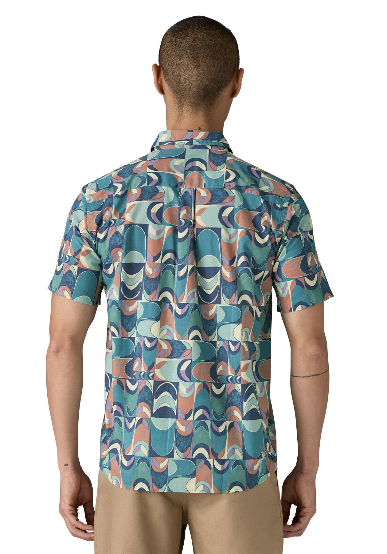 Patagonia Hemd M's Go To Shirt Swallowtail Geo: Still Blue