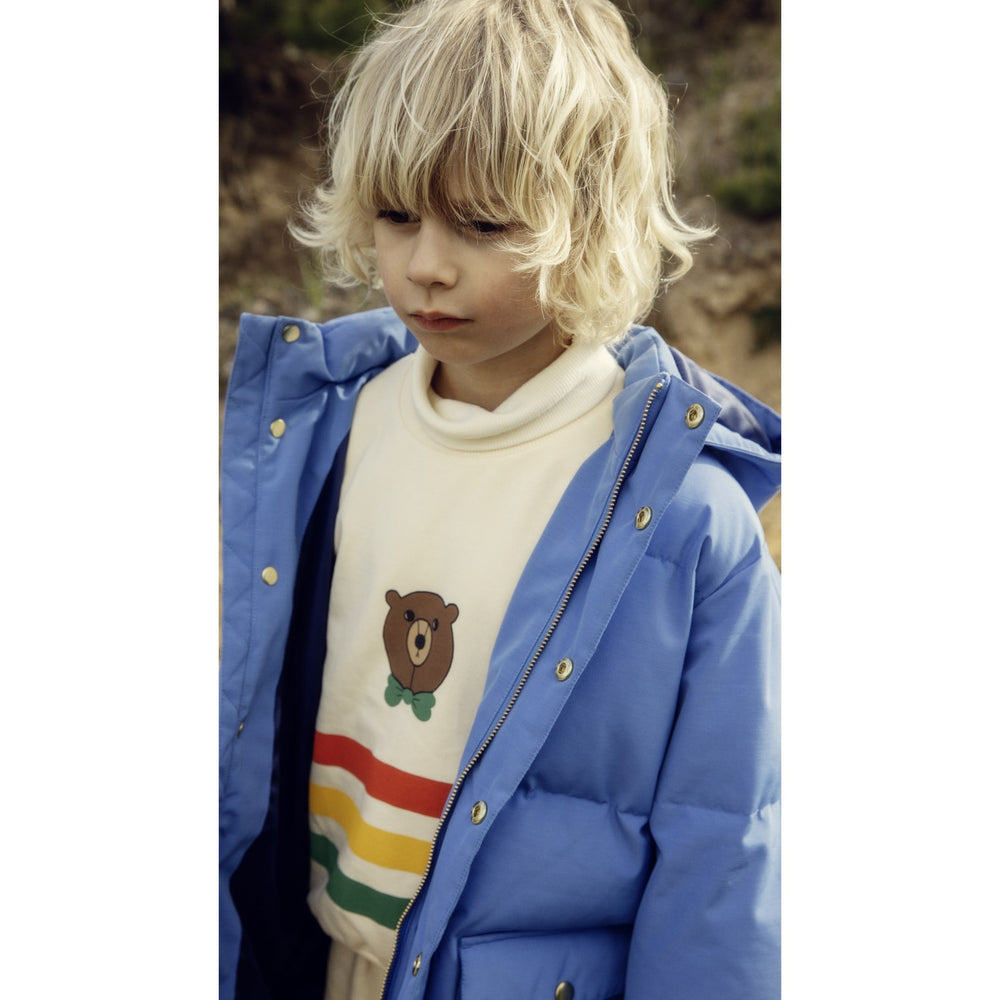 Køb Mini Rodini Blue Solid Heavy Puffer