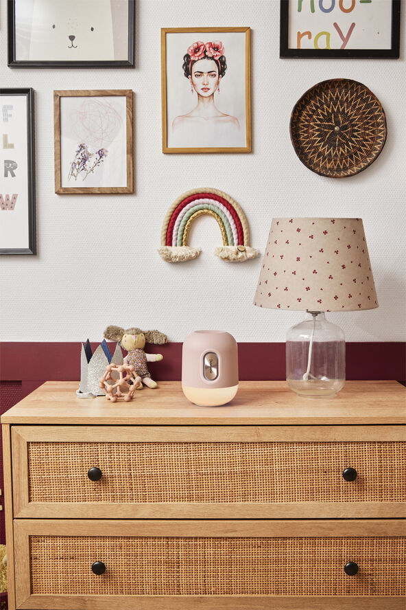Kreafunk Glowie Højttaler & Lampe Lyserød