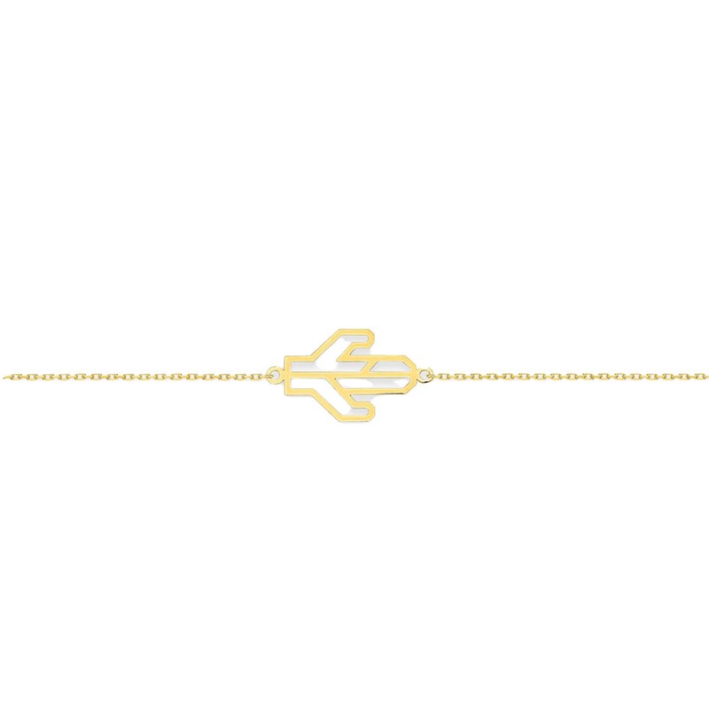 Bracelet Femme - Or 18 Carats - Longueur : 18 cm