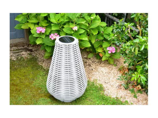Lanterne solaire tressée Aretha h65cm - Orium