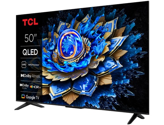 TCL - TV QLED 4K 126 cm 50T69C 4K QLED avec Google TV 2025
