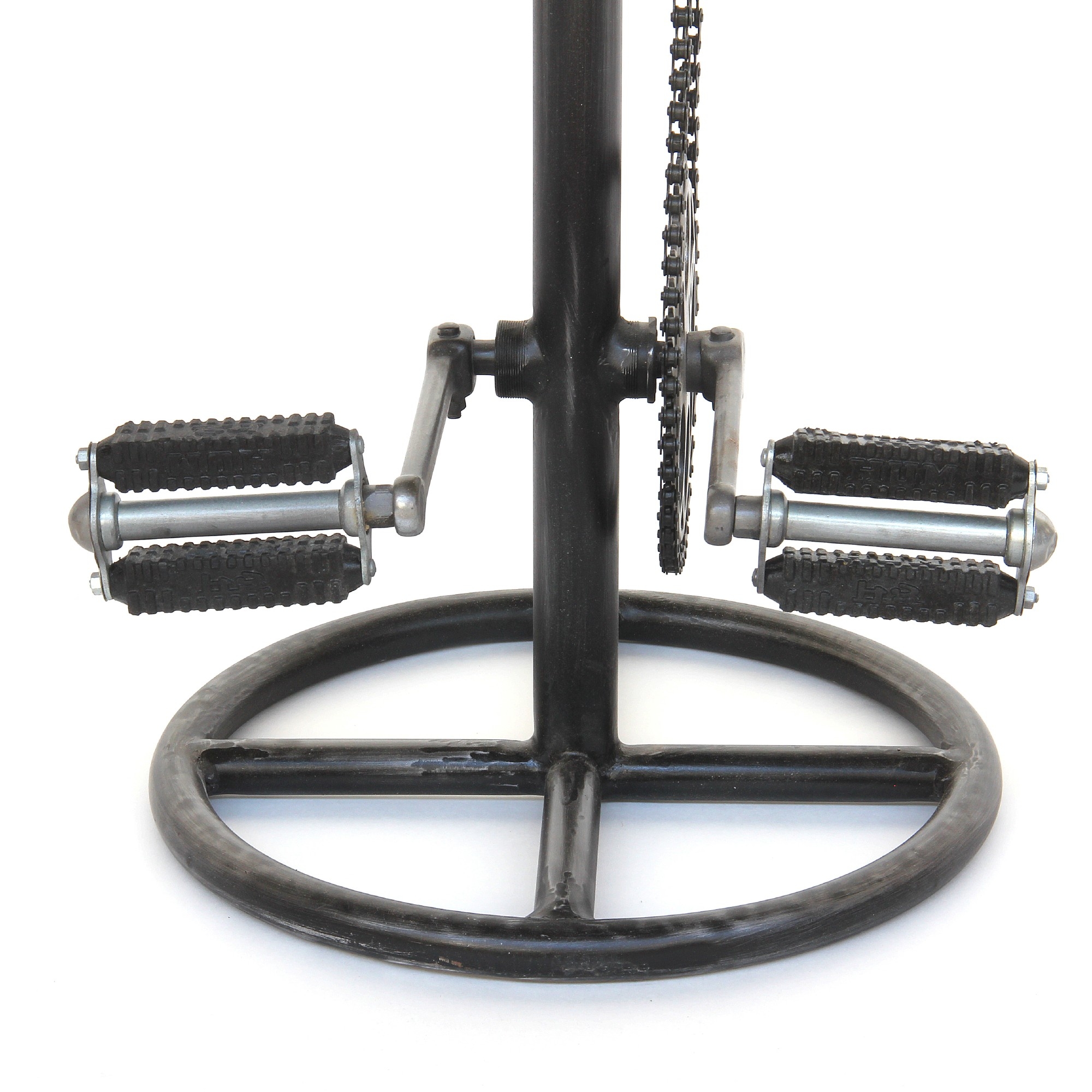 Barstuhl 'Bicycle I', natur, schwarz, Ø 38 cm, H 103 cm von fischer's lagerhaus