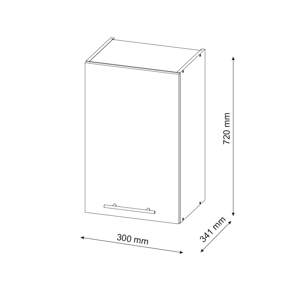 Vicco Hängeschrank Küchenschrank Küchenmöbel Fame-Line Anthrazit Grün-Gold Landhaus 30 cm Küche Einbauküche Hängeschrank Drehtür Einlegeboden Küchenzeile