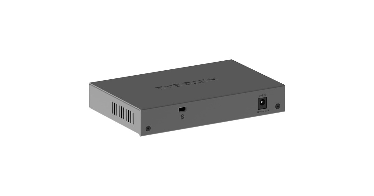 Netgear8-poorts Gigabit Plus-switch (GS108E-400EUS)  (Grijs, Unmanaged)