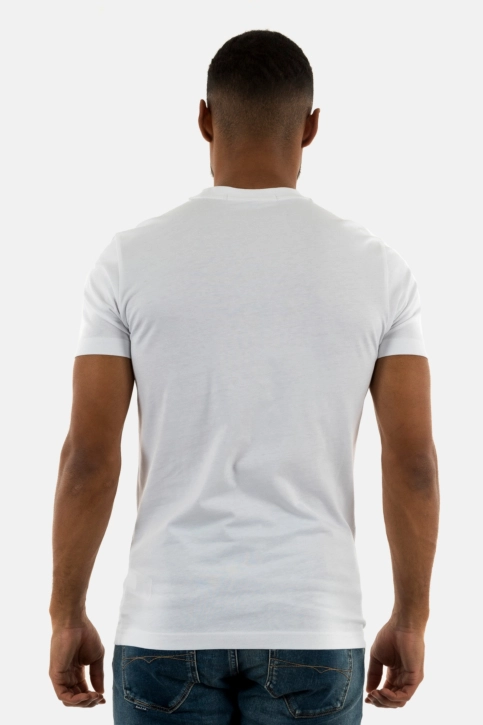 Tee shirt calvin klein jeans core institutional yaf bright white