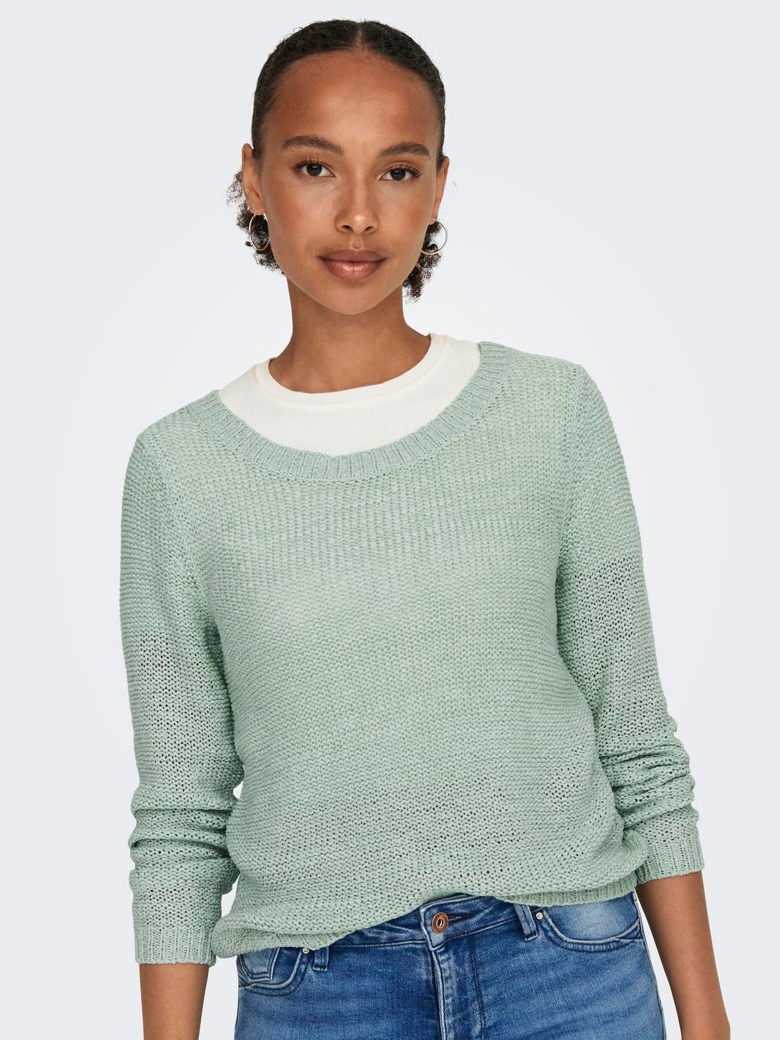 ONLGEENA Strickpullover Harbor Gray