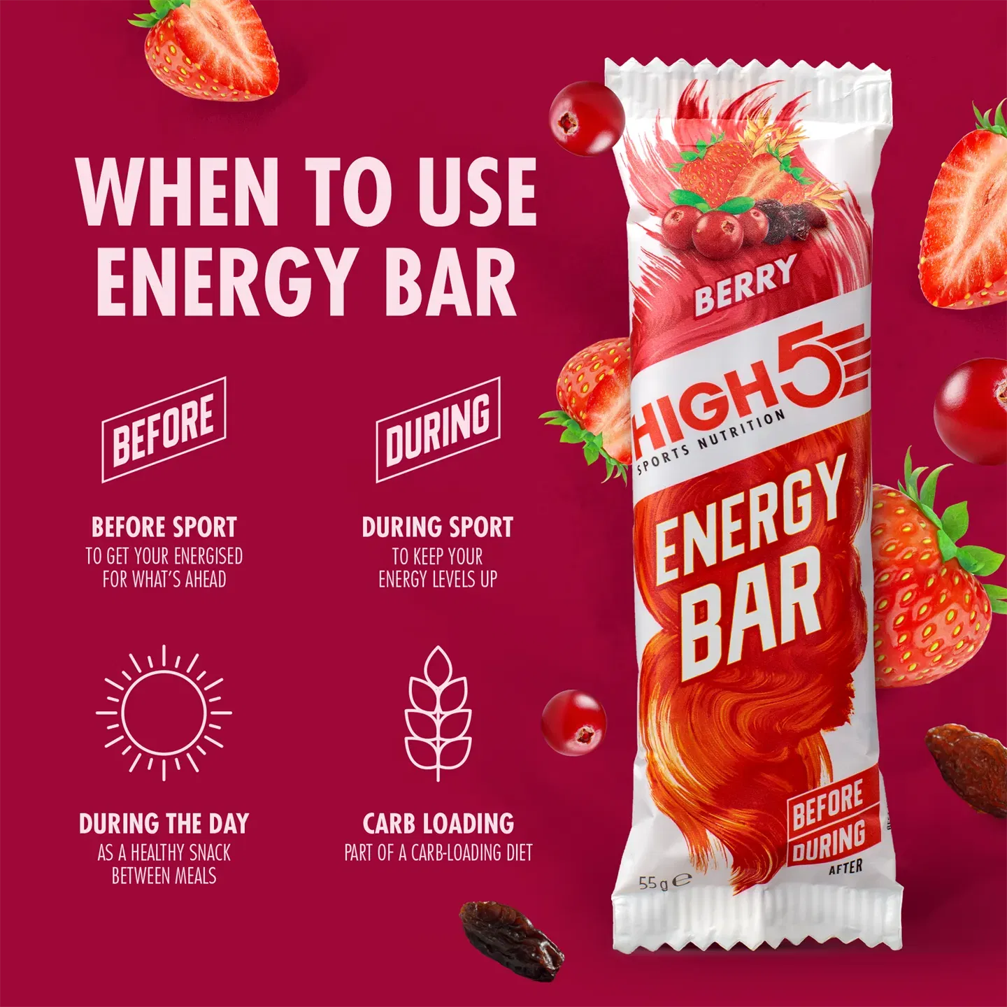 High5 HIGH5 EnergyBar Bær