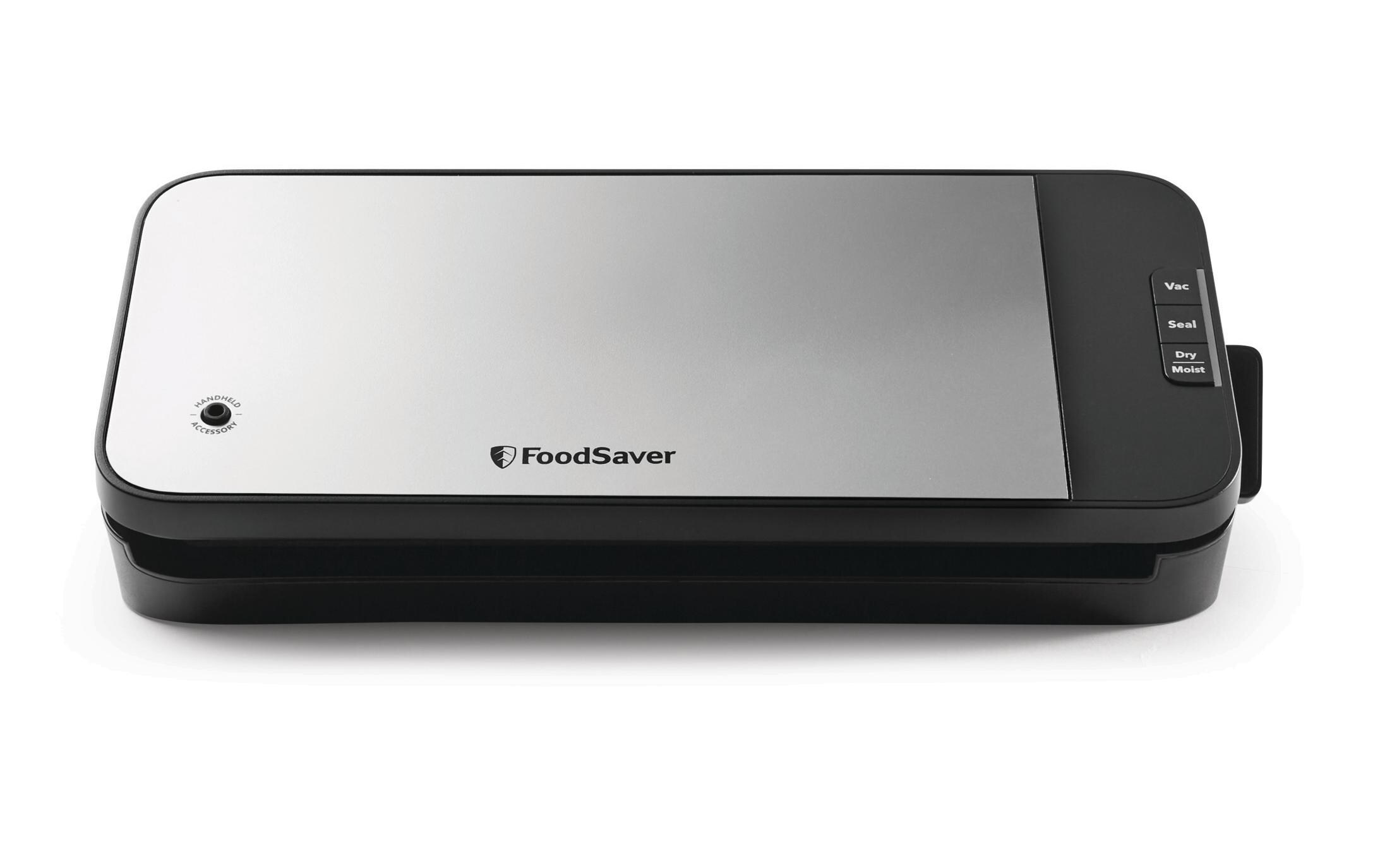 Vakuumiergerät VS2190X Schwarz/Silber<br>Vakuumierer für Beutel und Behälter