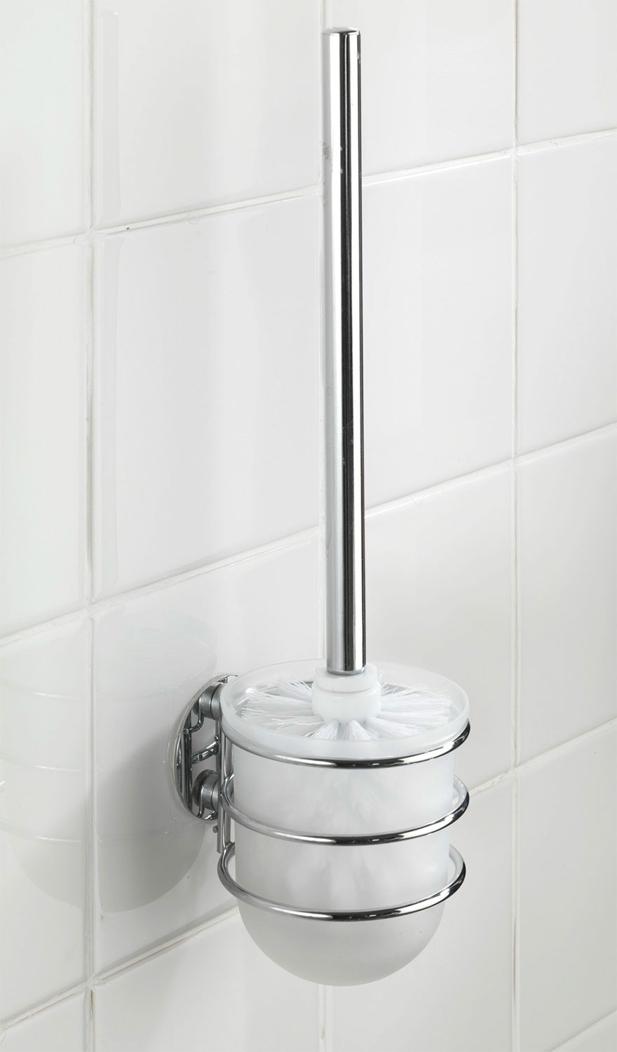 Wenko Turbo-Loc WC Edelstahl Garnitur