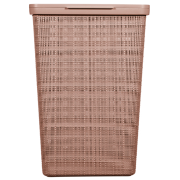 Curver Jute Wasmand met deksel 58L - Rose Dawn