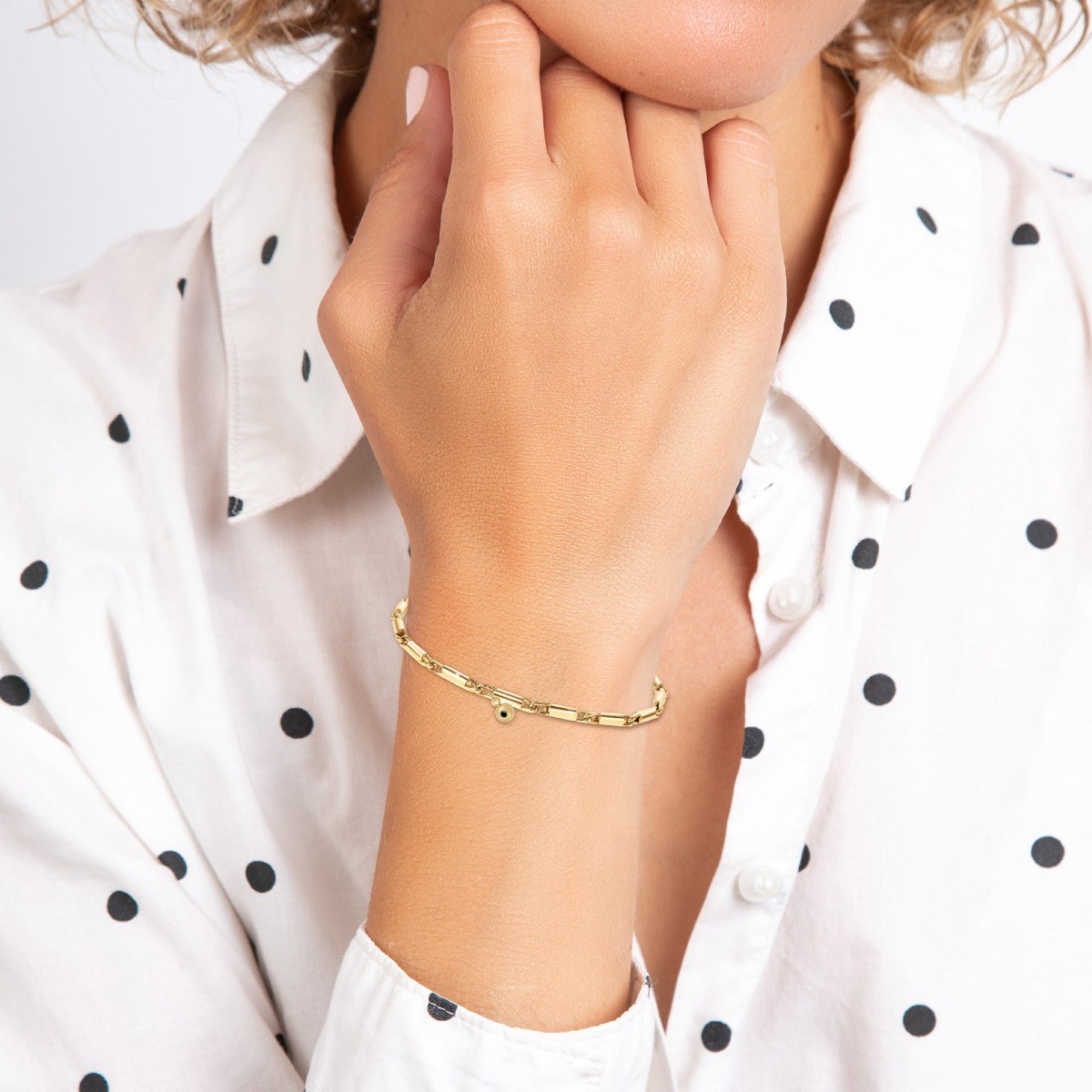 Bracelet par SC Bohème orné d'un véritable diamant noir