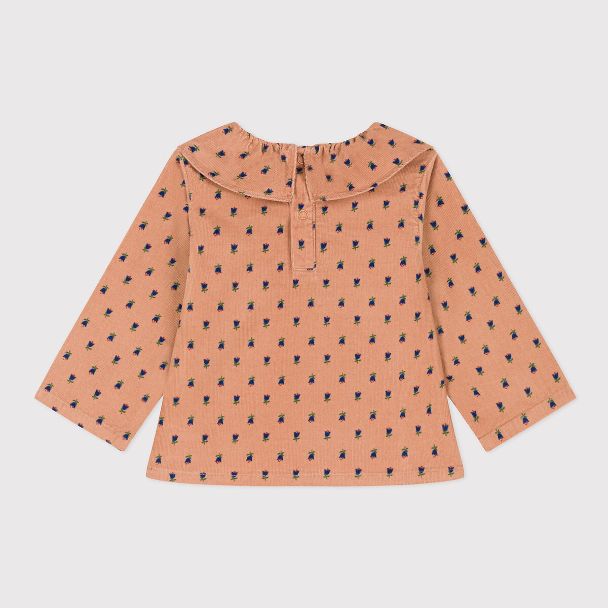 PETIT BATEAU<br>Blusa manga comprida de veludo