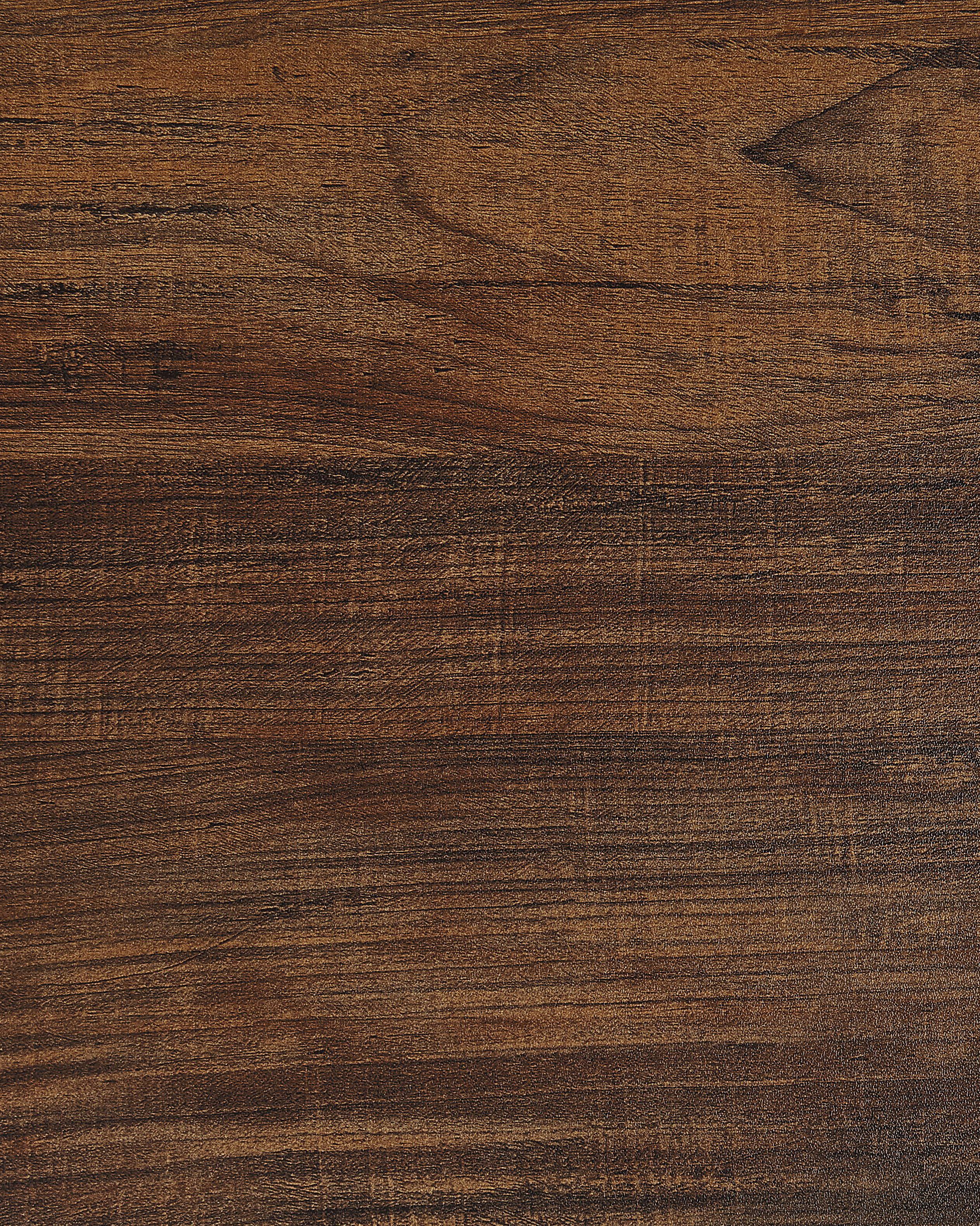 Opbergkast met 5 planken DALE 150 cm Donkerbruin