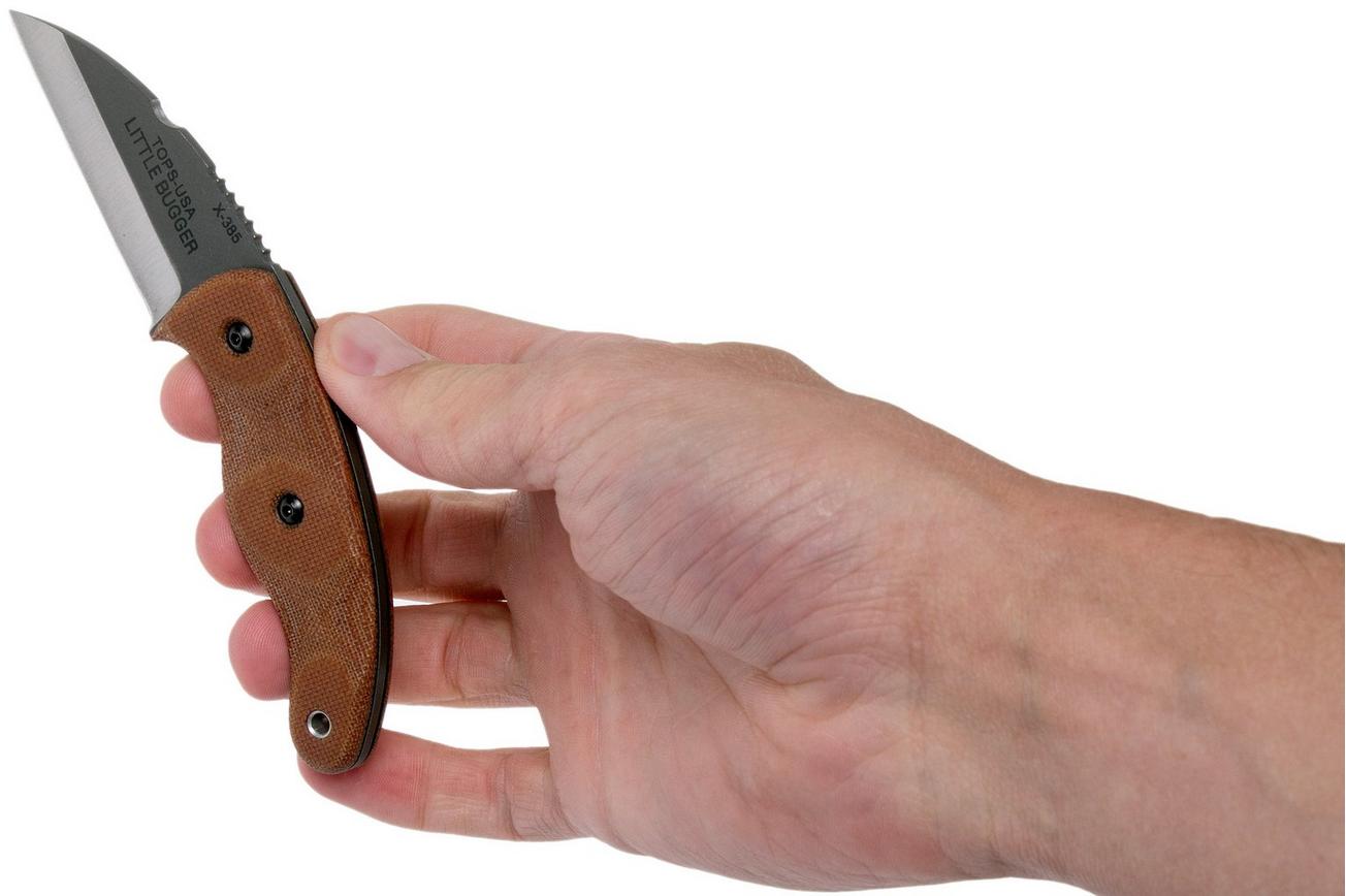 TOPS Knives Little Bugger LILB-01 vaststaand mes