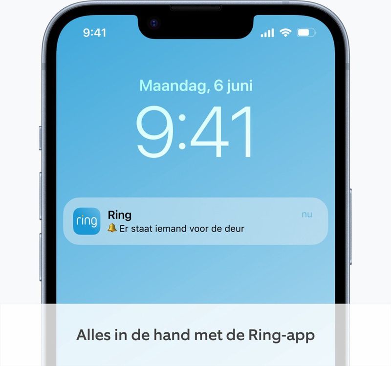 Ring - Slimme Deurbel Grijs Satin Nickel