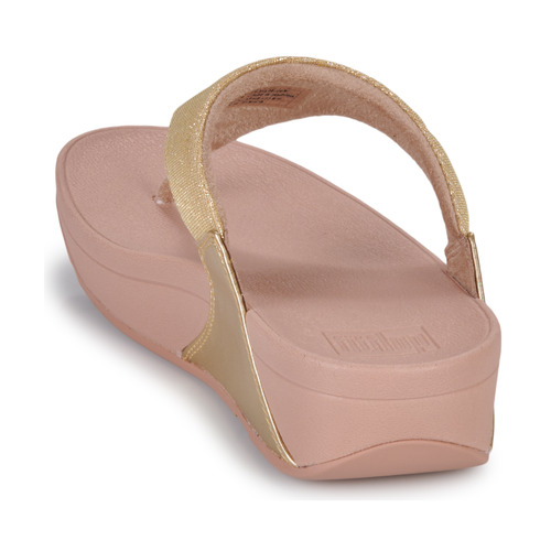 FitFlop - LULU SHIMMERLUX TOE-POST SANDALS - Rose / Doré