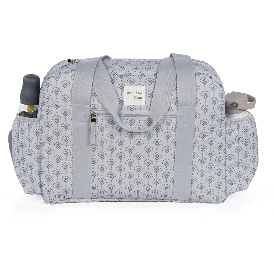Walking Mum Wickeltasche Indian Ash grau