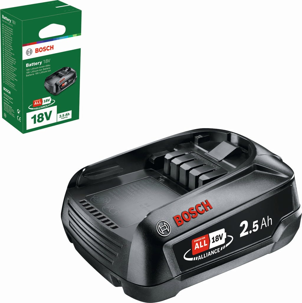 Bosch Home & Garden  Akkupack PBA 18V, 2,5Ah    18V Lithium Ionen Akku für Bosch Home & Garden Werkzeuge