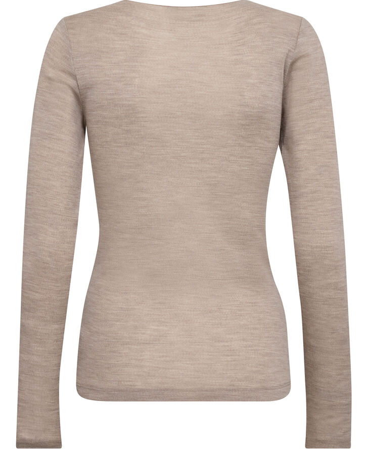 Magasin du Nord Collection Cilla 3 RWS - Merino Wool Sand melange