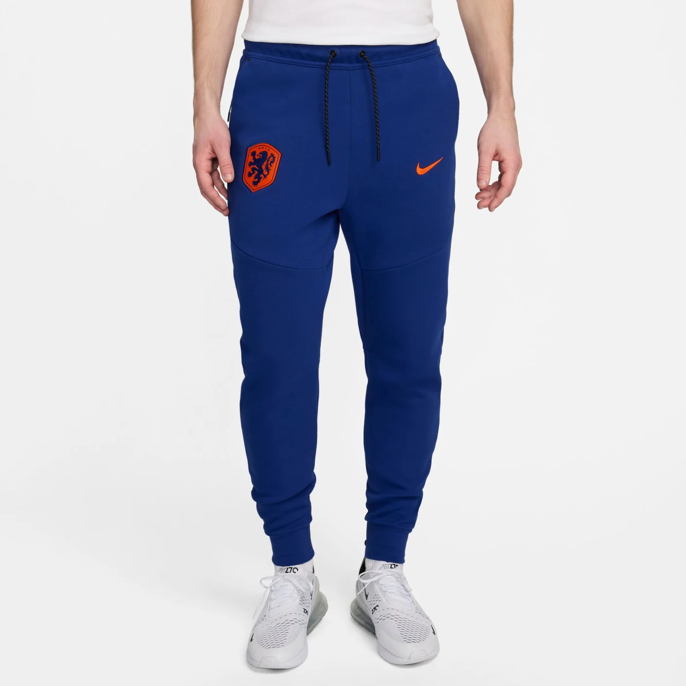 Nike Nederland Tech Fleece Trainingspak 2024-2026 Blauw Oranje