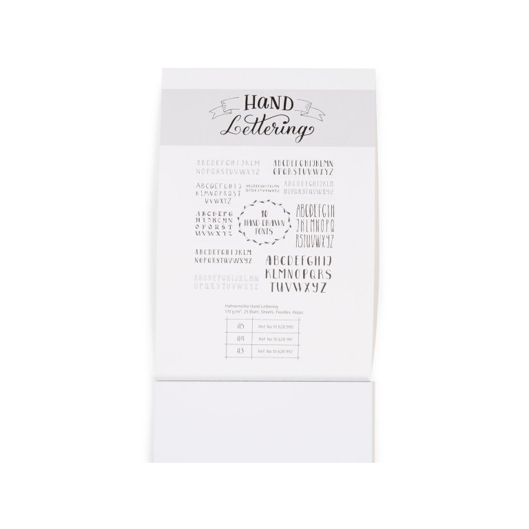 Hahnemühle Hand Lettering Block, 170 g/m²
