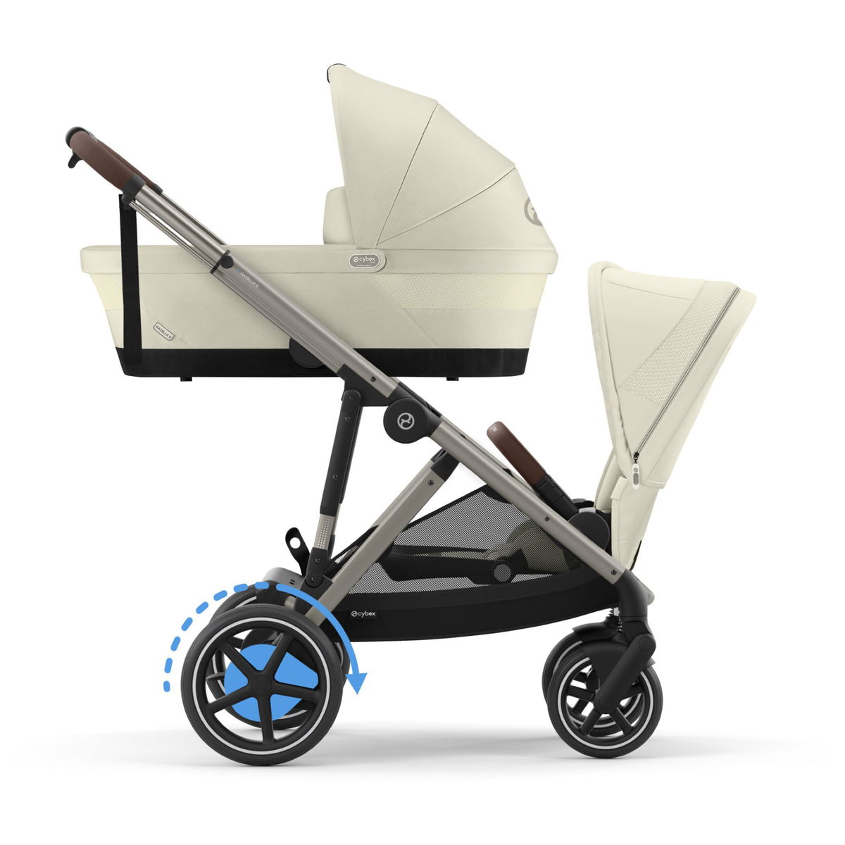 CYBEXCYBEX   eGazelle S Set Geschwister seashell beige light beige