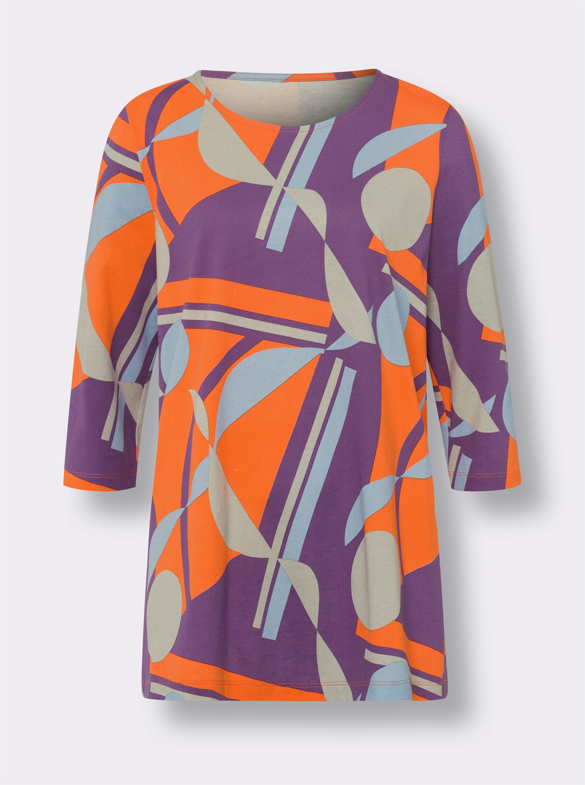 Longshirt mit Grafik-Druck