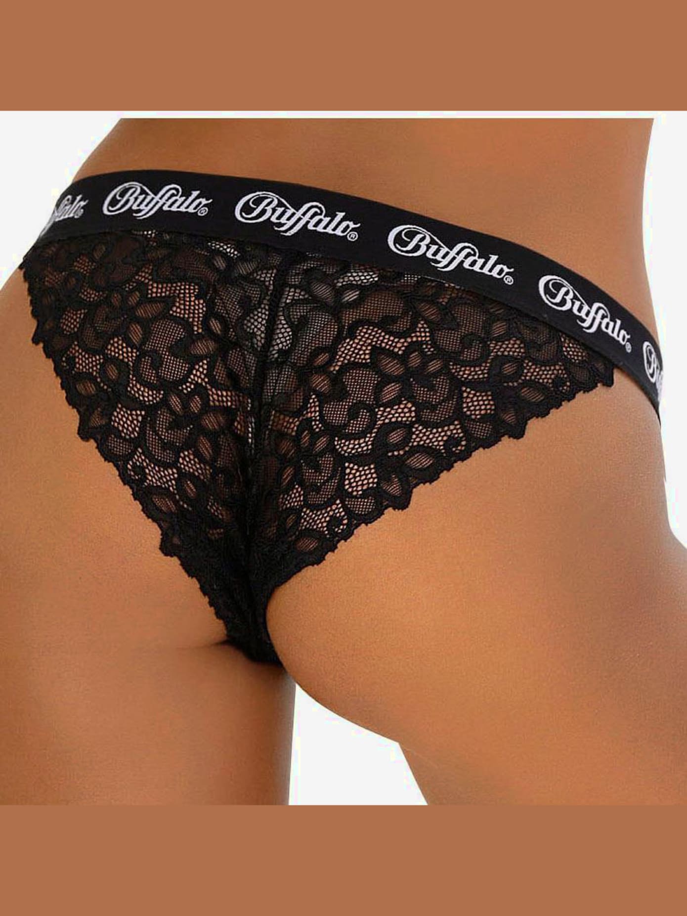 Slip rio tendance en dentelle transparente