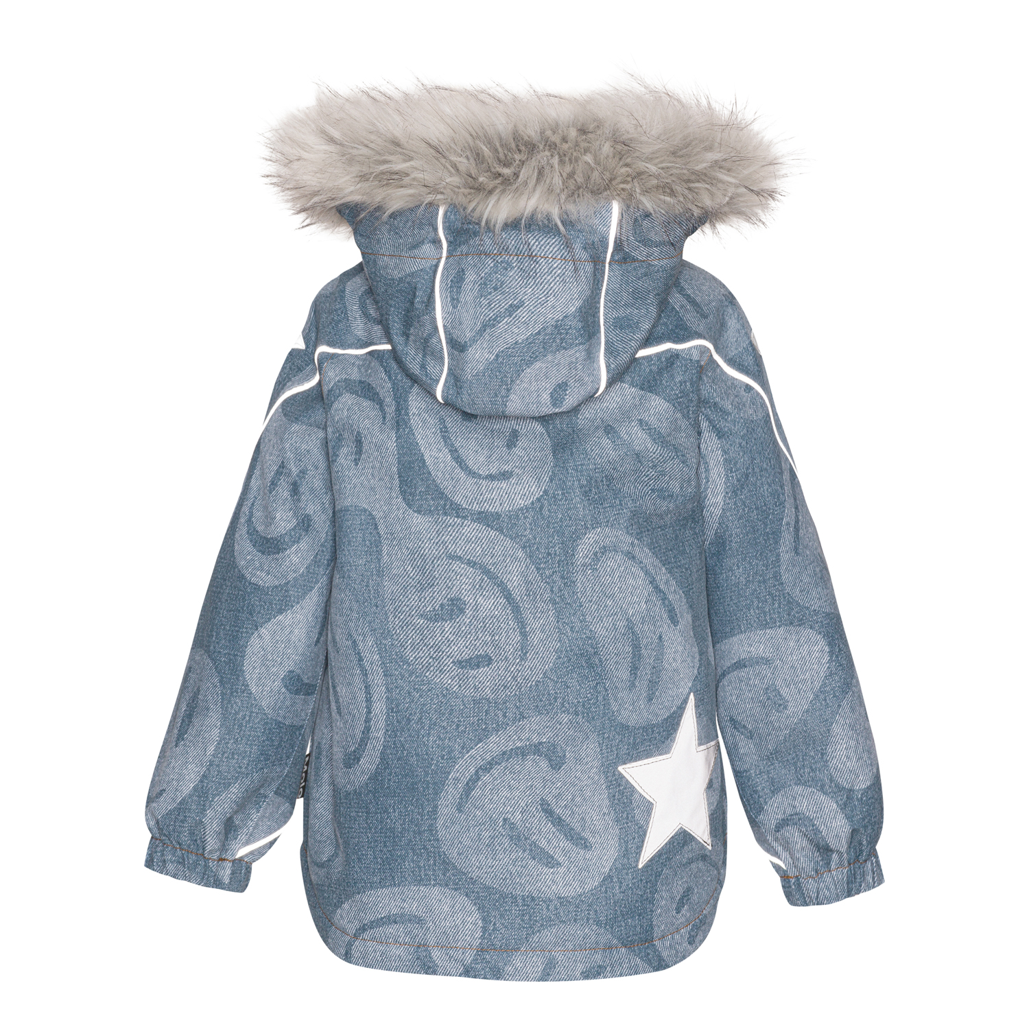 Hopla Fur - Denim Swirley