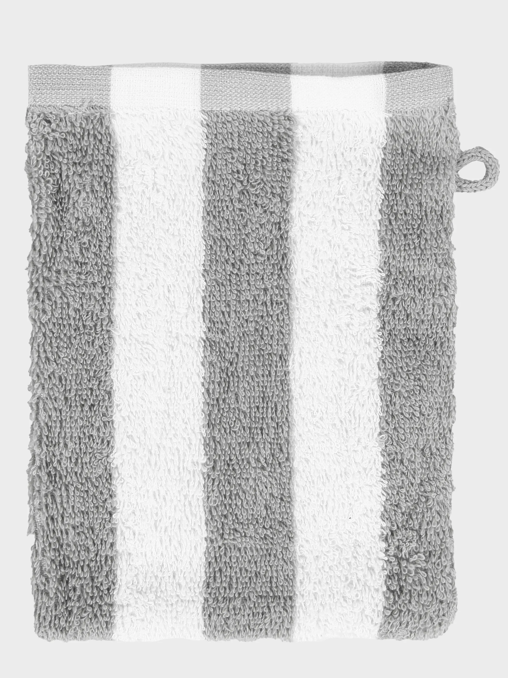 Waschhandschuh gestreift, 15x21cm