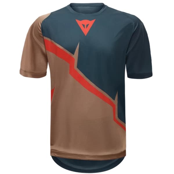 Maillot VTT DAINESE HGAER JERSEY SS BROWN/BLUE/RED