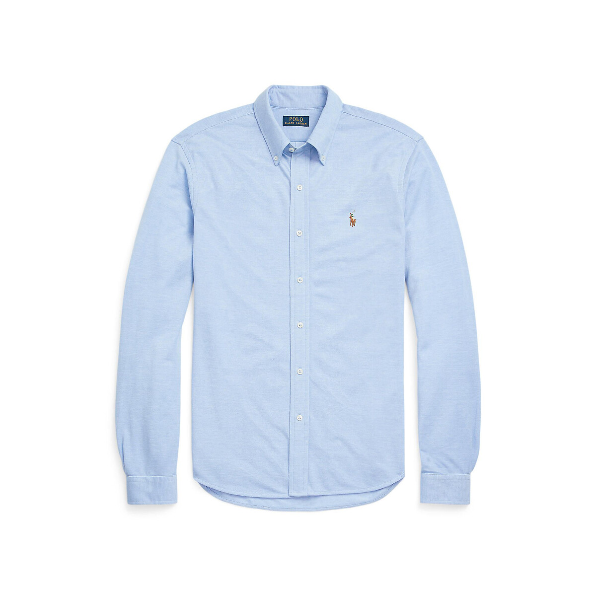 POLO RALPH LAUREN<br>Camisa Oxford de manga comprida reta