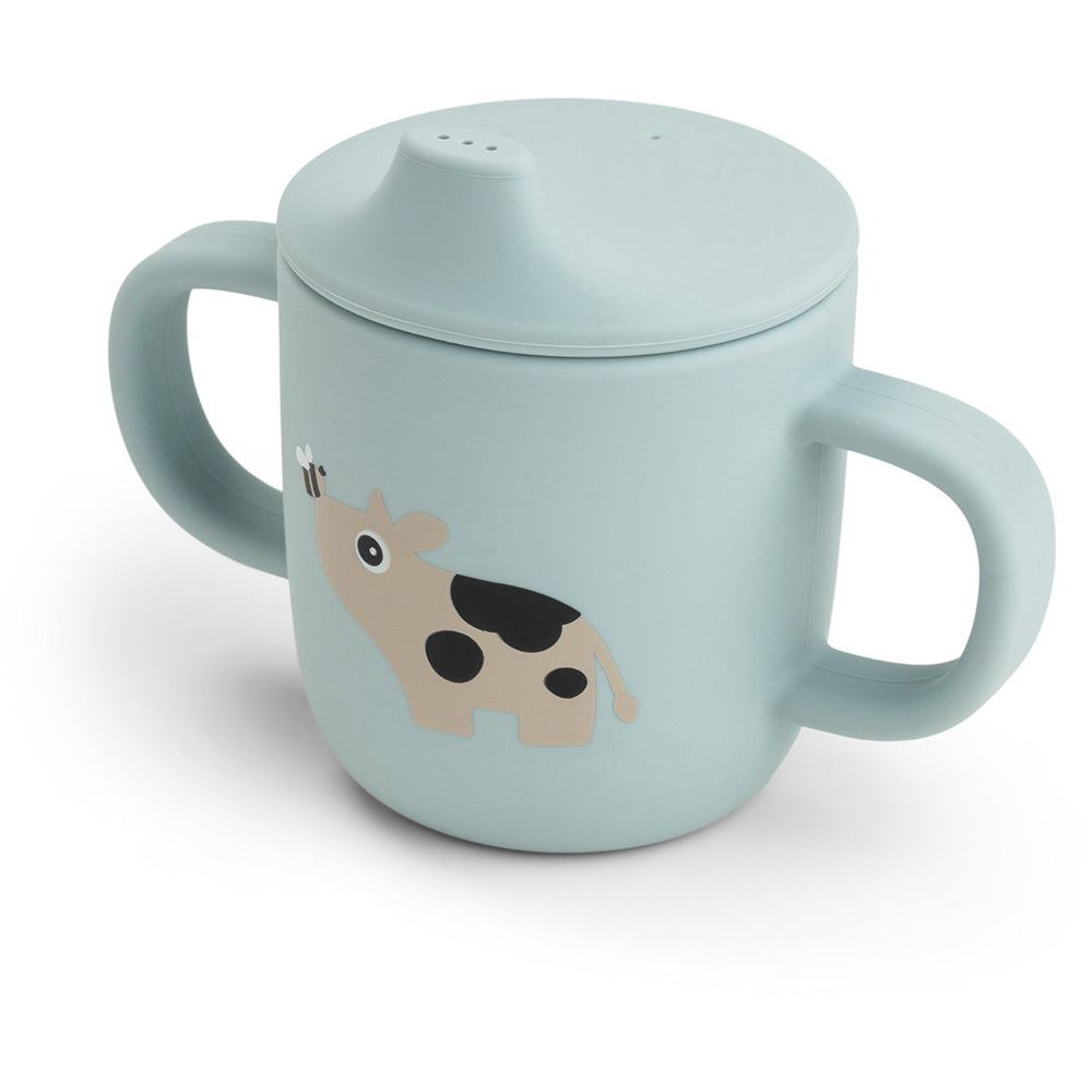 Køb DonebyDeer Tiny Farm Blue Silikone Tudkop 2 Håndtag