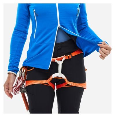 Polaire Millet Fusion Grid Bleu Femme