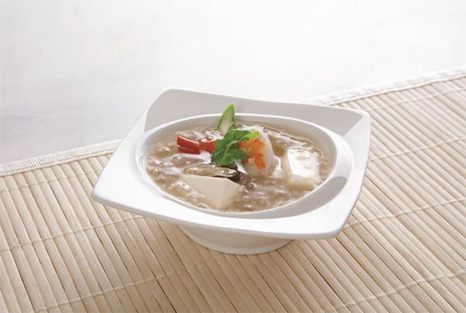 Quinoa Soup with Japanese Silken Tofu