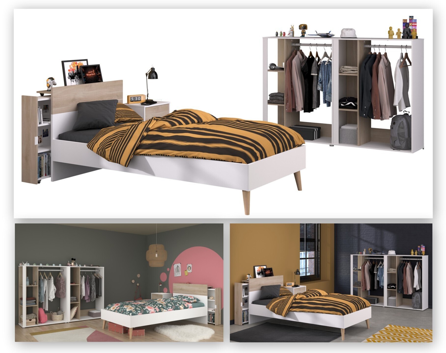 Parisot Kinderzimmer-Set 5-teilig 