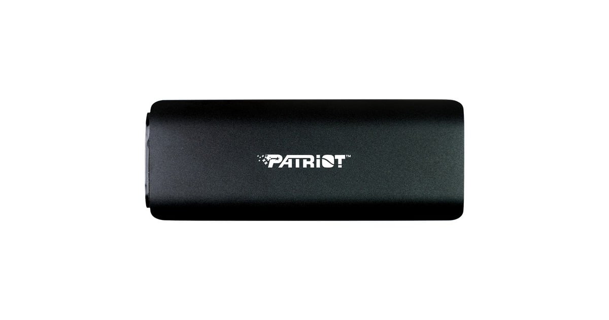 PatriotTransporter Portable 4 TB externe SSD  (Zwart, USB 3.2 Gen 2)